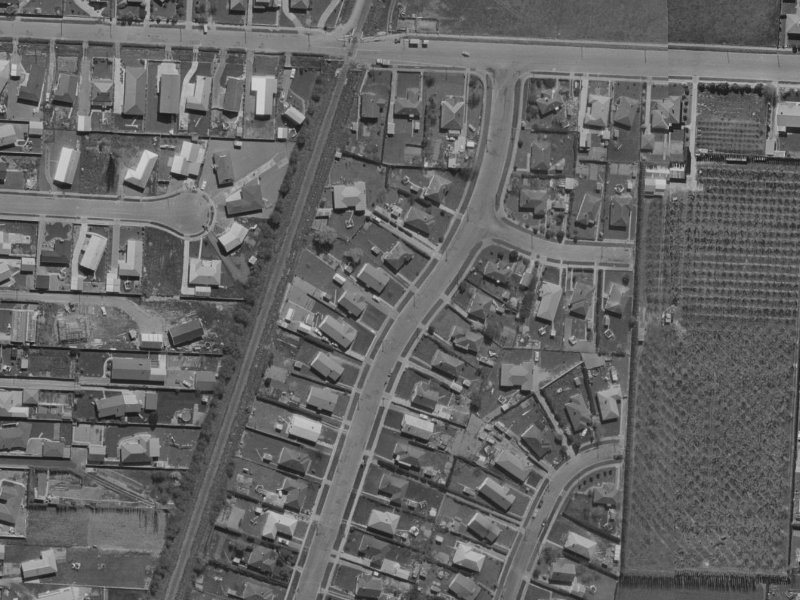 47 Uxbridge Street from the air, 1970-1974