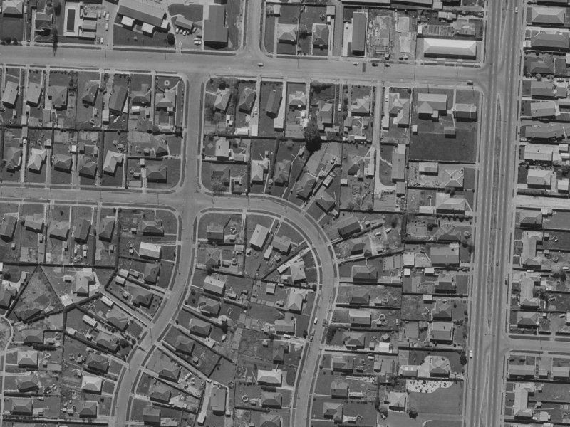56 Lambeth Crescent from the air, 1970-1974
