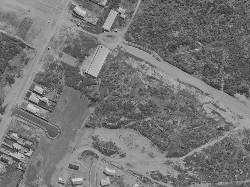 97 Cottonwood Street from the air, 1970-1974