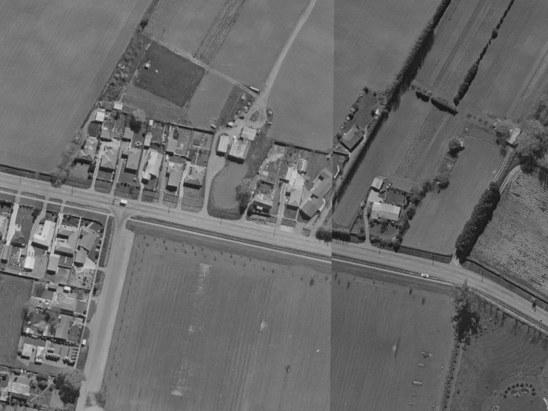 580 Harewood Road from the air, 1970-1974