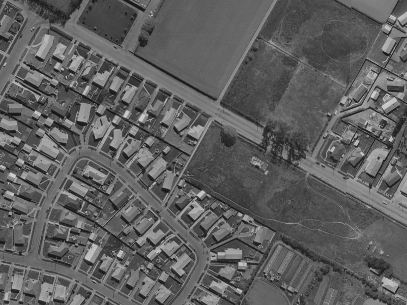 283 Sawyers Arms Road from the air, 1970-1974