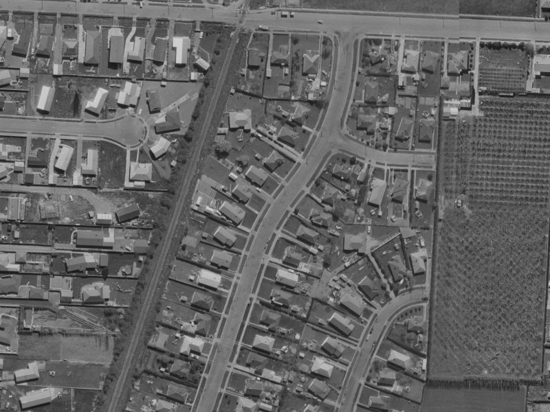 Uxbridge Street from the air, 1970-1974