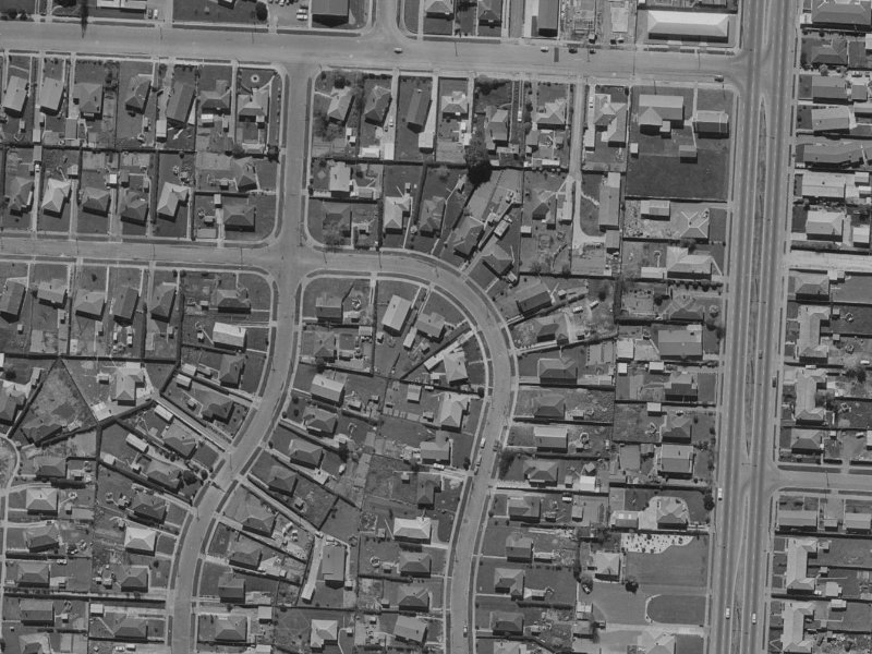 45 Lambeth Crescent from the air, 1970-1974
