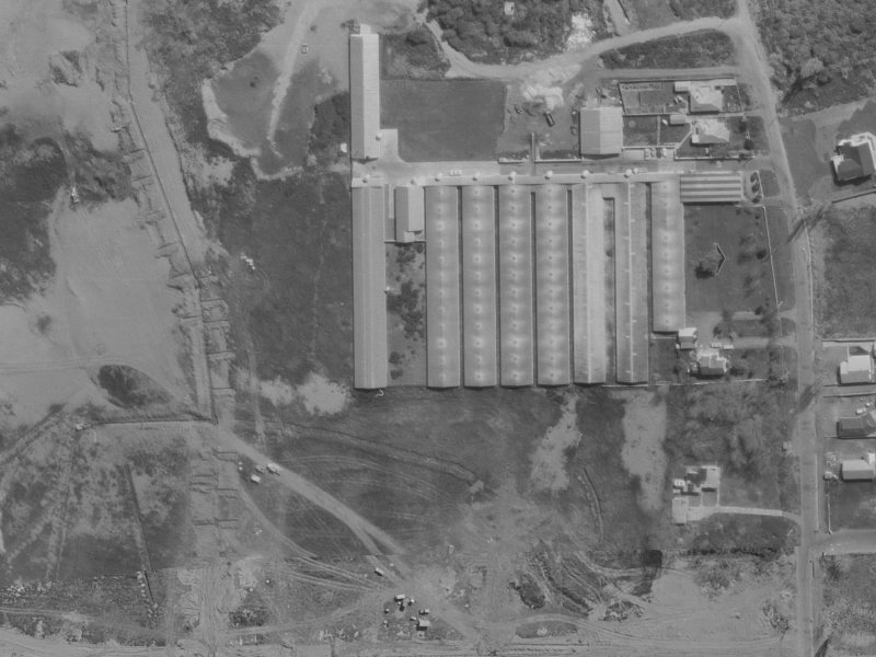 15A Rue De La Mare from the air, 1970-1974