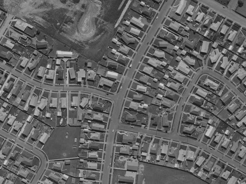 74 Cotswold Avenue from the air, 1970-1974