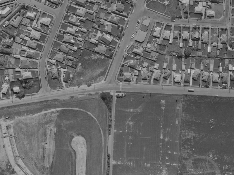 83 Veitches Road from the air, 1970-1974