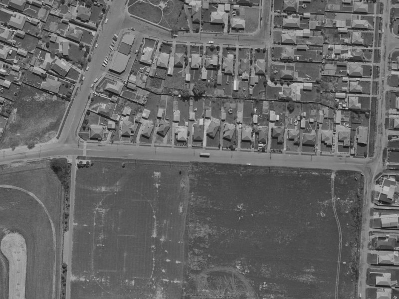 99 Veitches Road from the air, 1970-1974