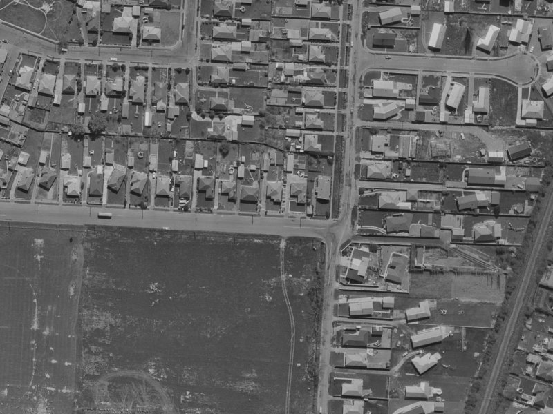 115 Veitches Road from the air, 1970-1974