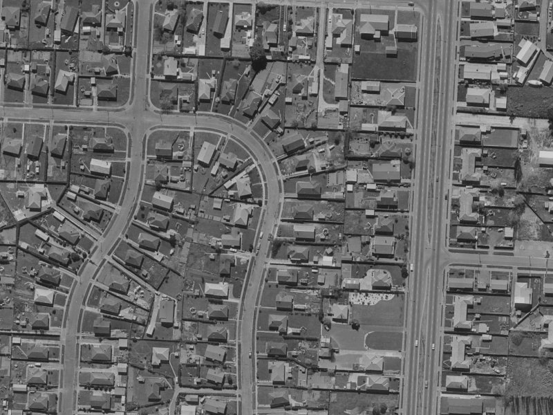 46 Lambeth Crescent from the air, 1970-1974
