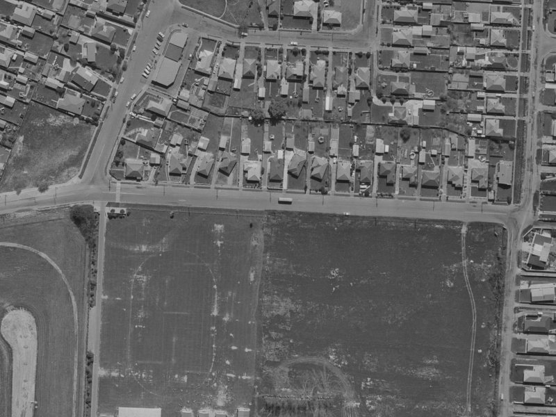 100 Veitches Road from the air, 1970-1974
