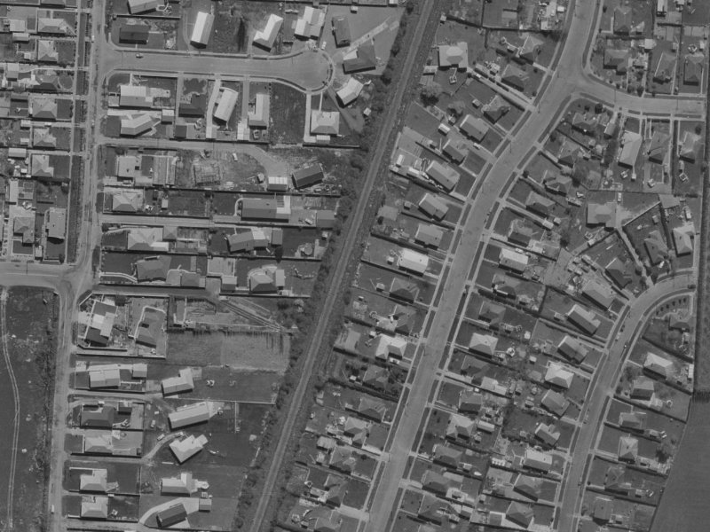35 Uxbridge Street from the air, 1970-1974