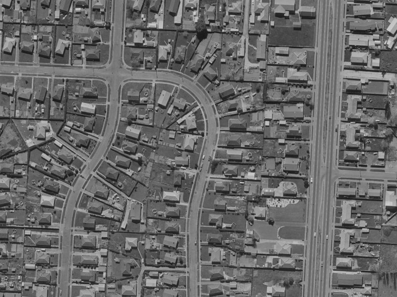 41 Lambeth Crescent from the air, 1970-1974