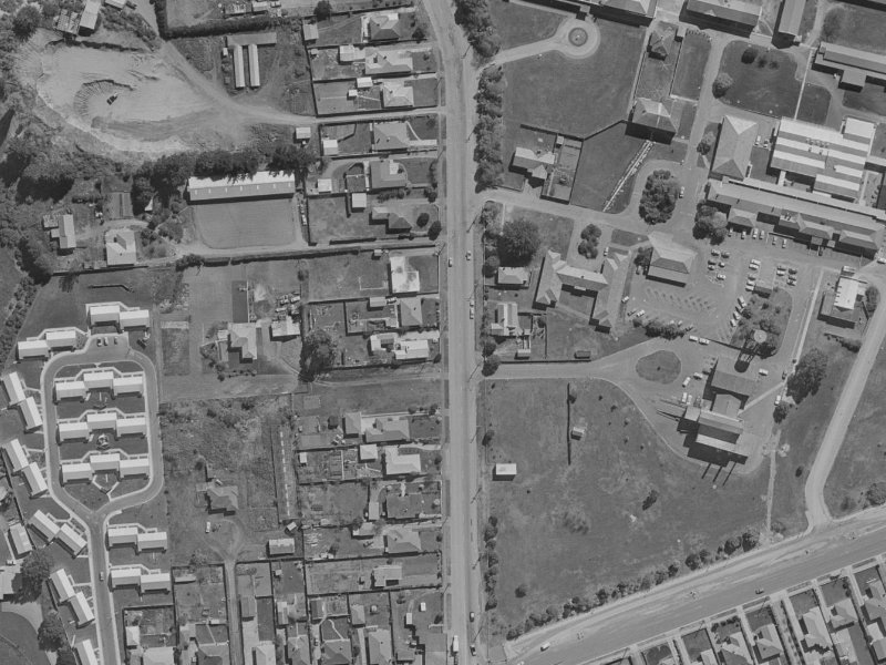 295C Burwood Road from the air, 1970-1974