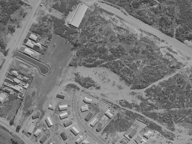 91A Cottonwood Street from the air, 1970-1974