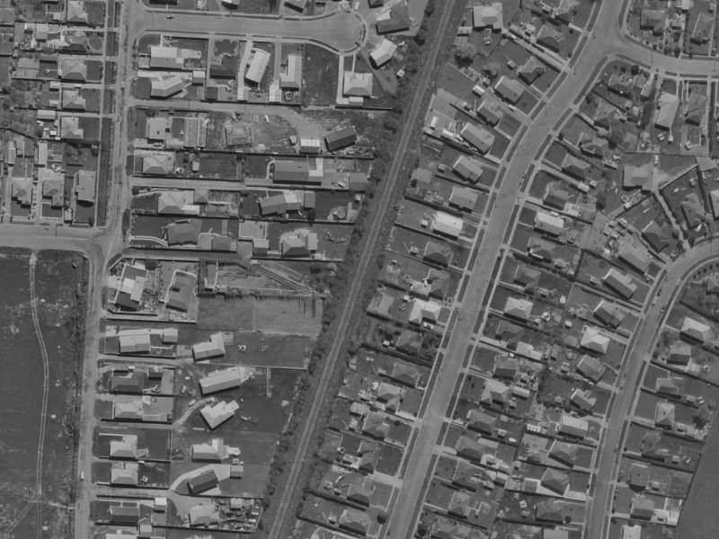 Uxbridge Street from the air, 1970-1974