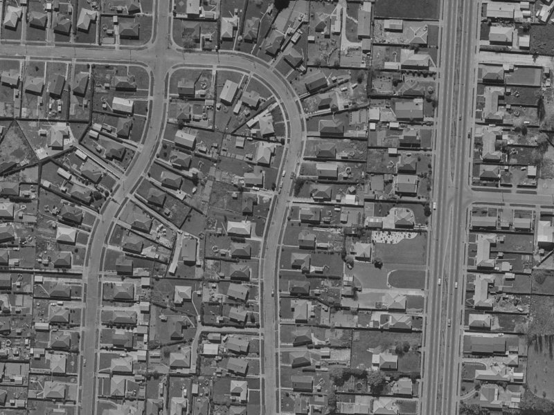 40A Lambeth Crescent from the air, 1970-1974