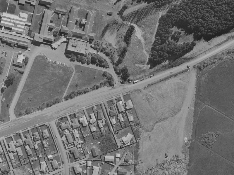 290E Mairehau Road from the air, 1970-1974