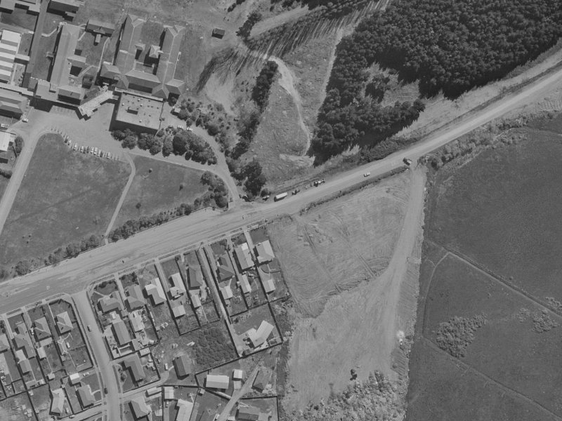 282 Mairehau Road from the air, 1970-1974