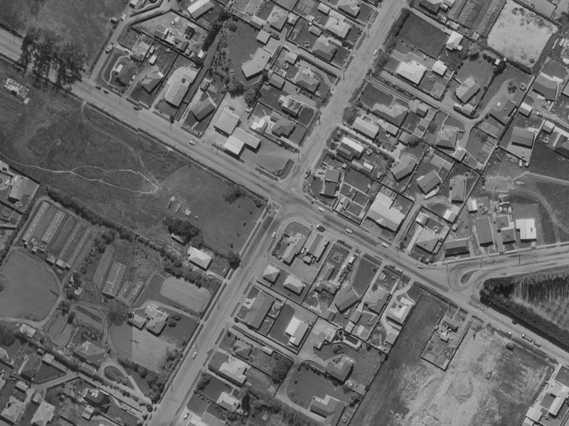 108 Highsted Road from the air, 1970-1974