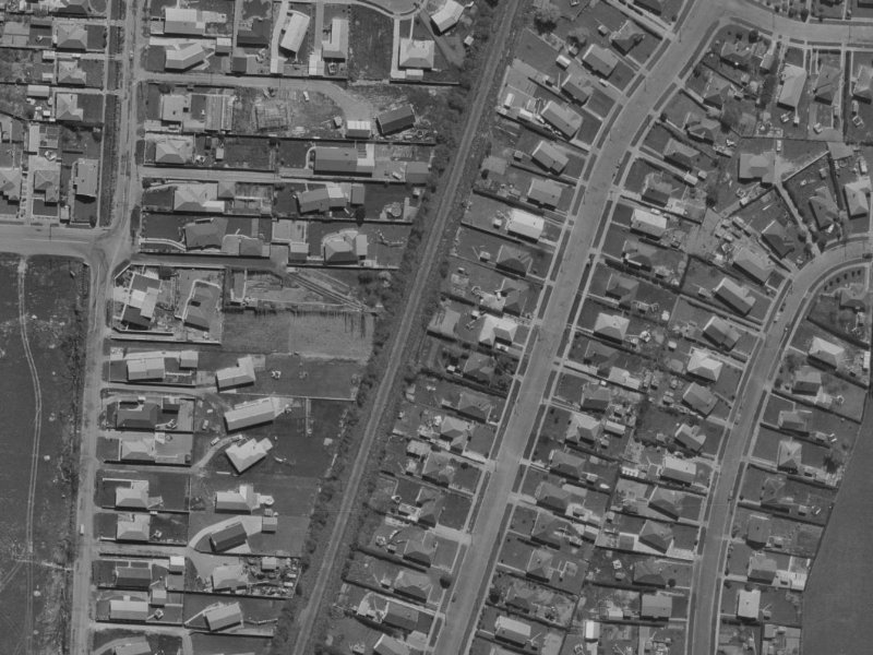 31 Uxbridge Street from the air, 1970-1974