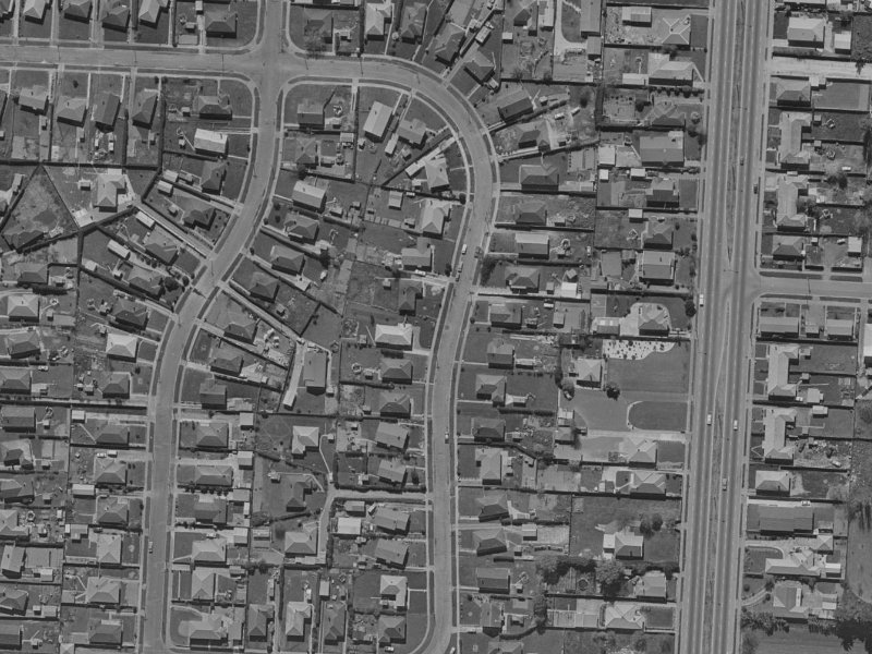 37 Lambeth Crescent from the air, 1970-1974
