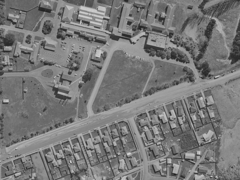 255 Mairehau Road from the air, 1970-1974