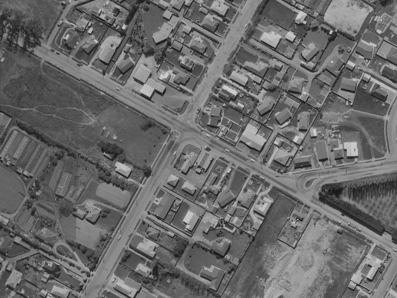 249 Sawyers Arms Road from the air, 1970-1974