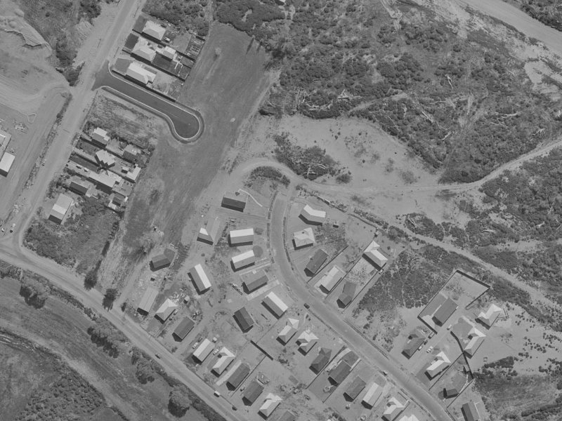 81 Cottonwood Street from the air, 1970-1974