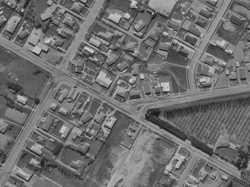 240 Sawyers Arms Road from the air, 1970-1974