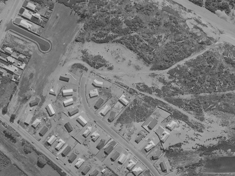 68 Cottonwood Street from the air, 1970-1974