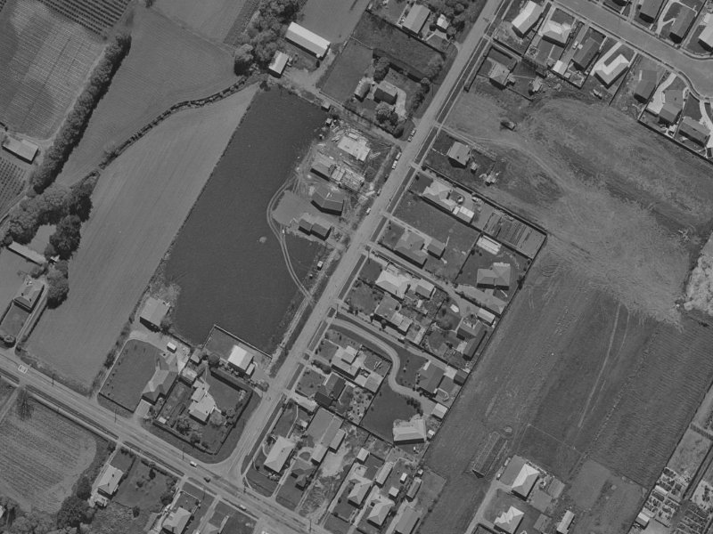 16 Crofton Road from the air, 1970-1974