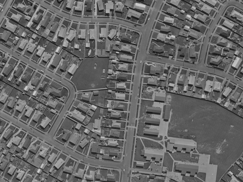 63 Cotswold Avenue from the air, 1970-1974