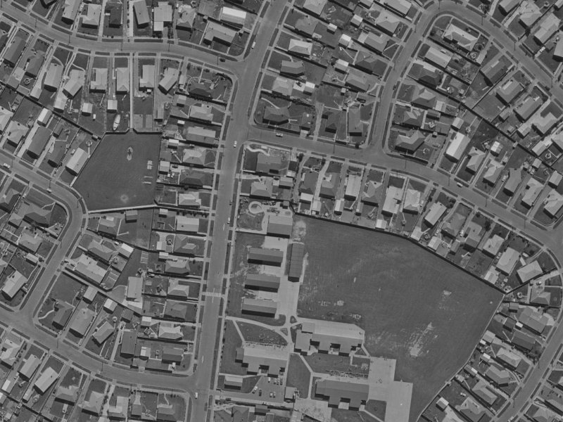 64 Cotswold Avenue from the air, 1970-1974