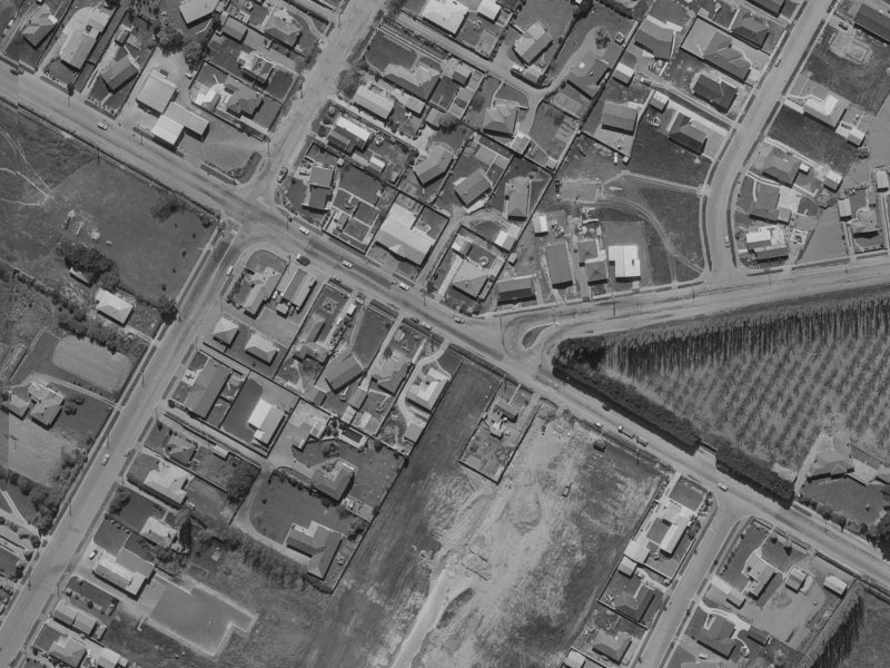 239a Sawyers Arms Road from the air, 1970-1974