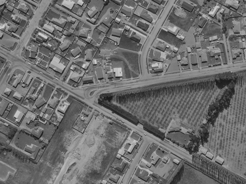 6 Veitches Road from the air, 1970-1974
