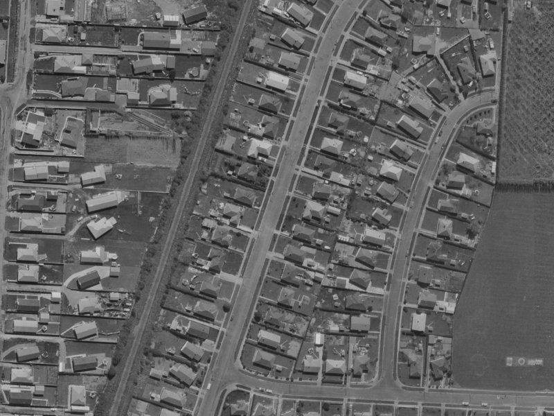24 Uxbridge Street from the air, 1970-1974