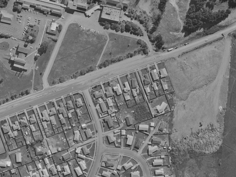 268 Mairehau Road from the air, 1970-1974