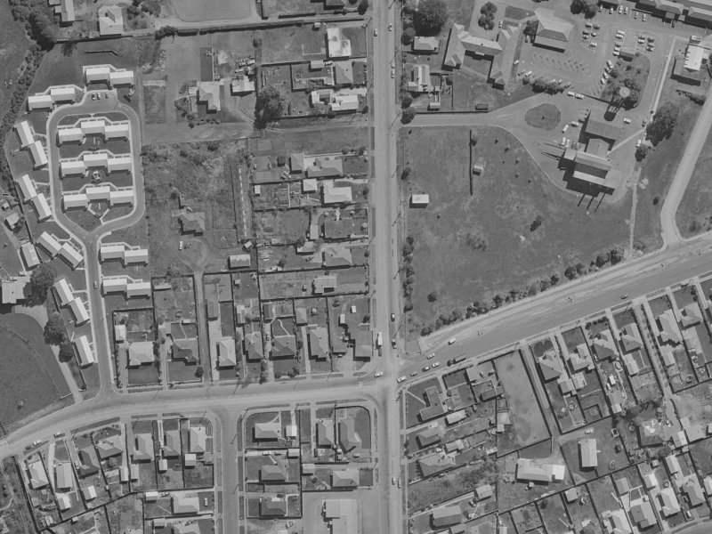 287 Burwood Road from the air, 1970-1974