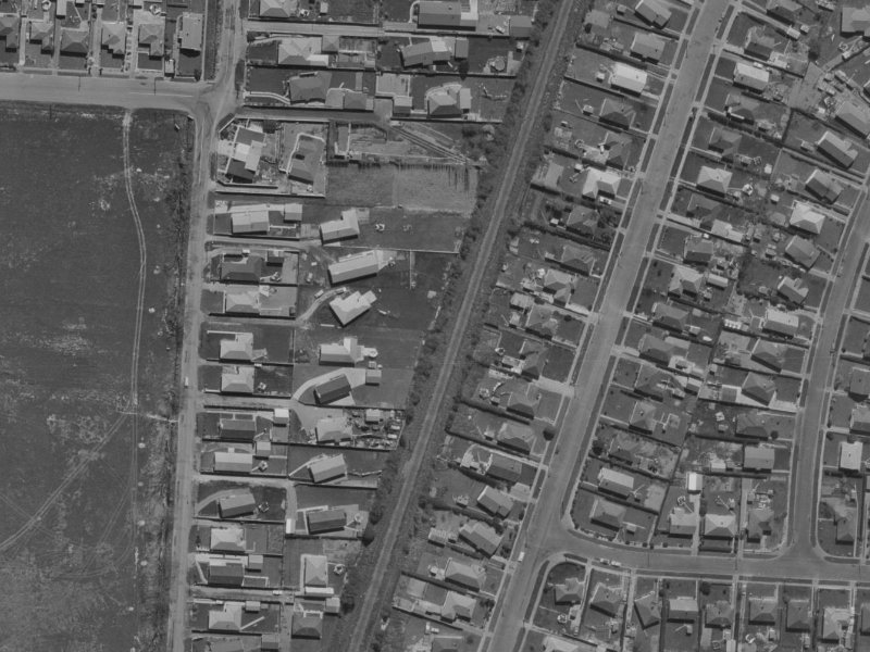 28A Cavendish Road from the air, 1970-1974