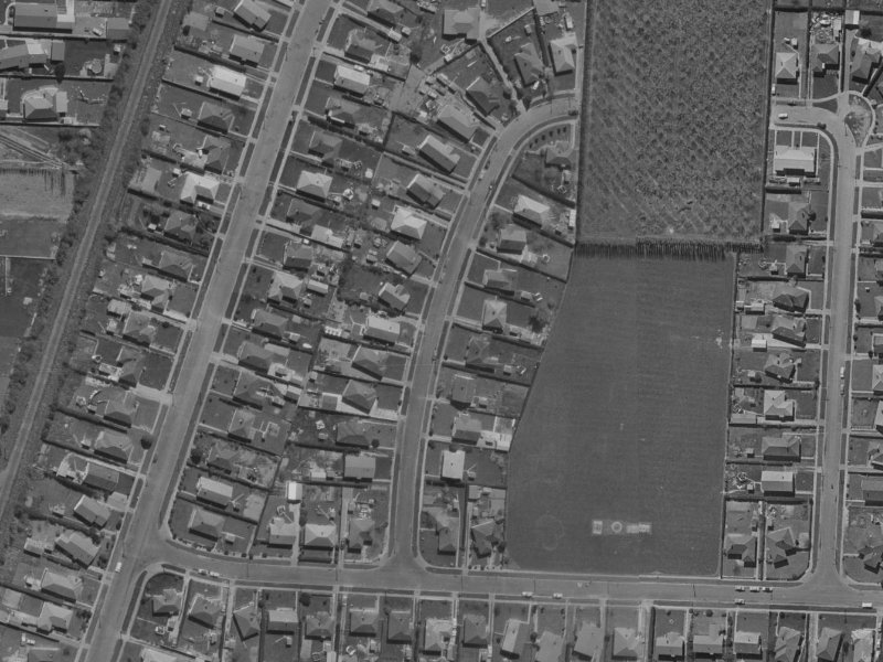 8A Camden Street from the air, 1970-1974