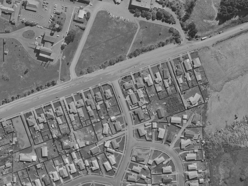 264 Mairehau Road from the air, 1970-1974
