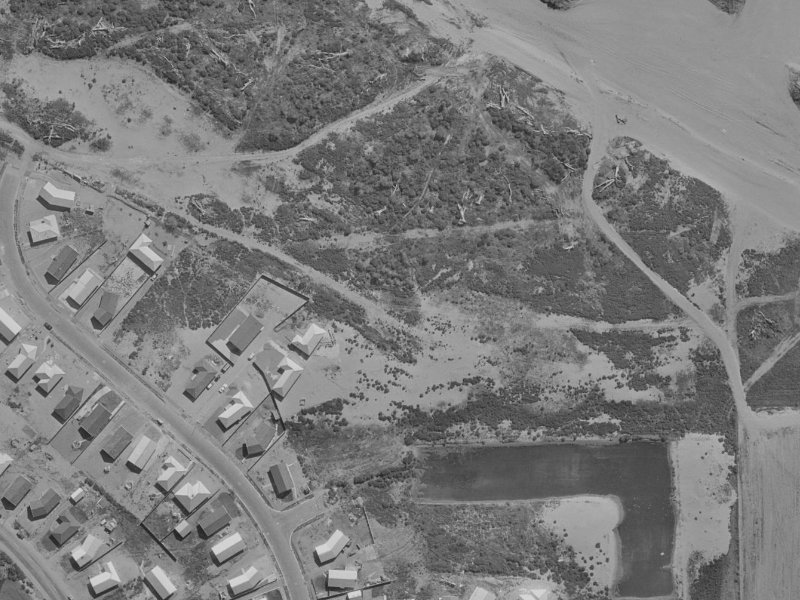 7 Fieldmoor Place from the air, 1970-1974