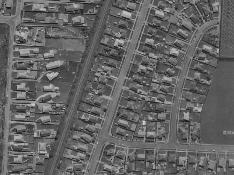 18 Uxbridge Street from the air, 1970-1974