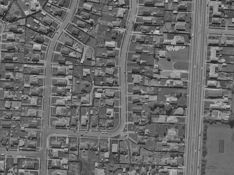 27 Lambeth Crescent from the air, 1970-1974