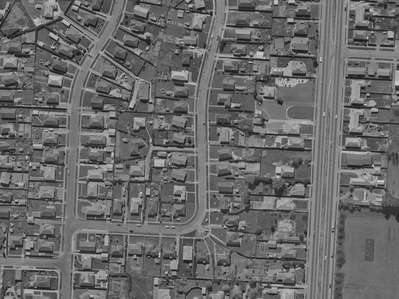 30 Lambeth Crescent from the air, 1970-1974