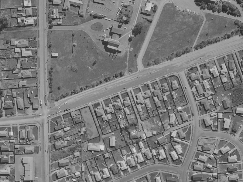248 Mairehau Road from the air, 1970-1974