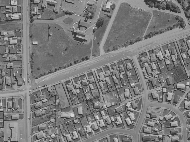 250 Mairehau Road from the air, 1970-1974