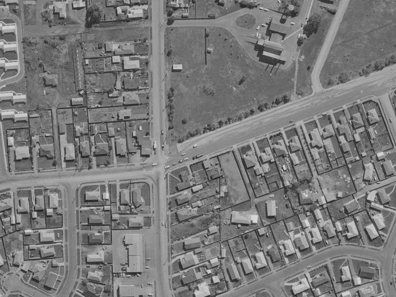 232 Mairehau Road from the air, 1970-1974