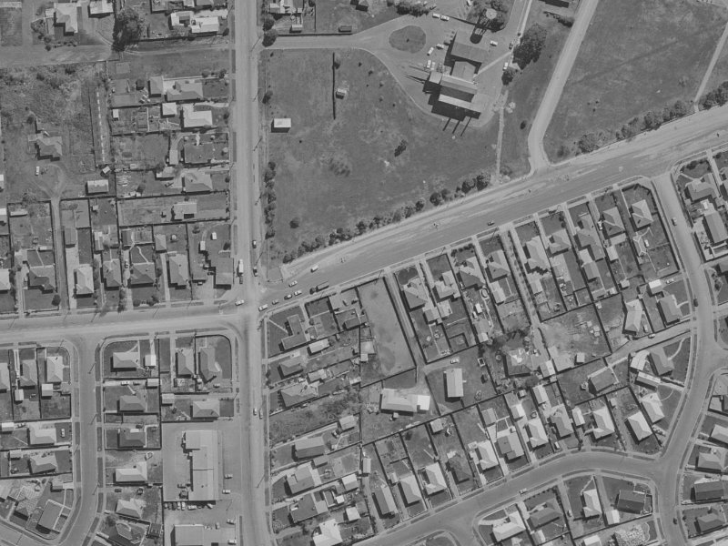 234 Mairehau Road from the air, 1970-1974