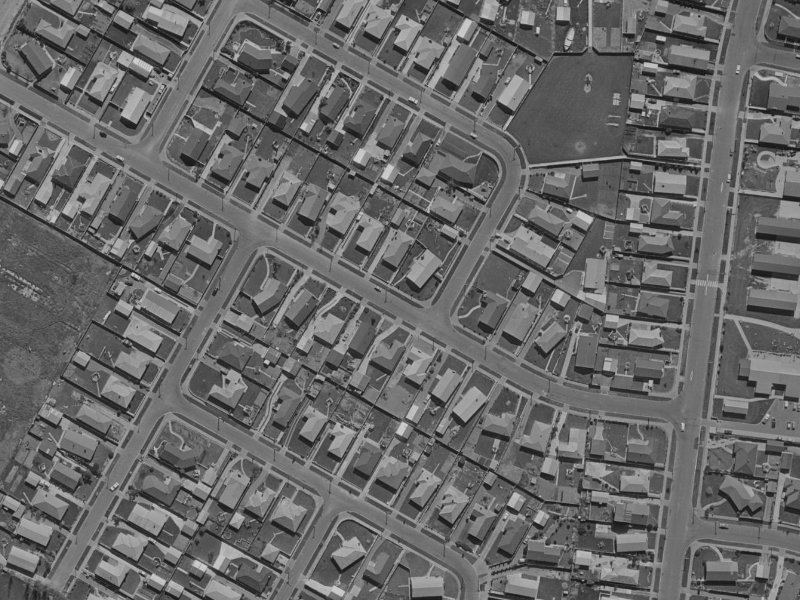 14 Fairford Street from the air, 1970-1974